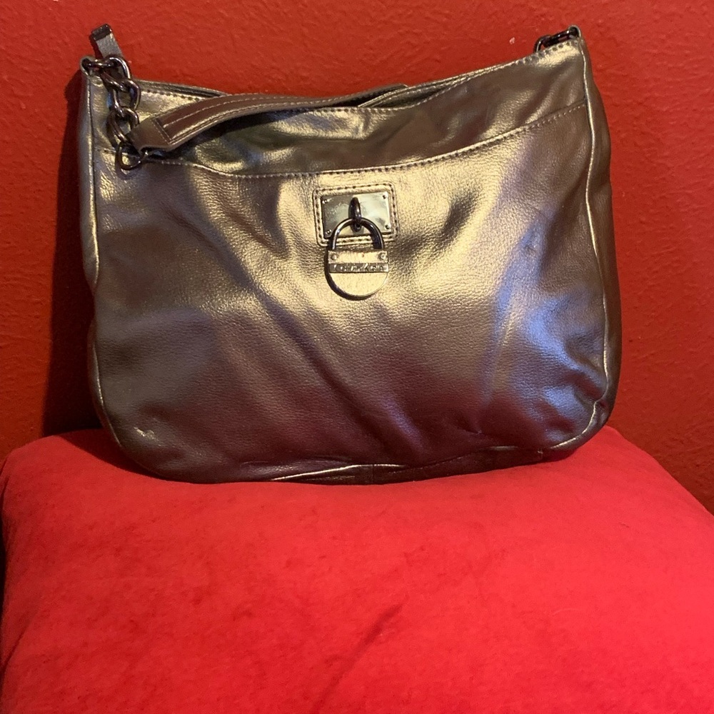 62. HOT BUY 🔥-Silver Calvin Klein Large Handbag